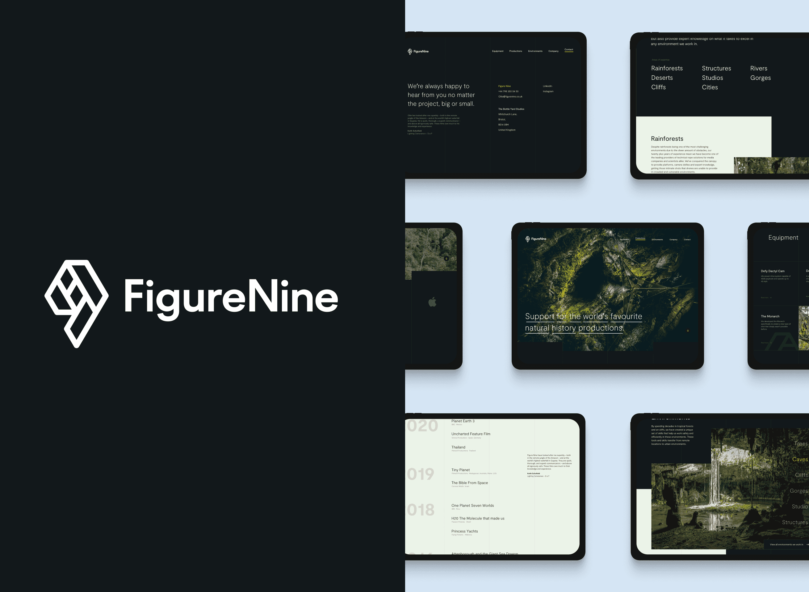 Figure Nine logo and website.